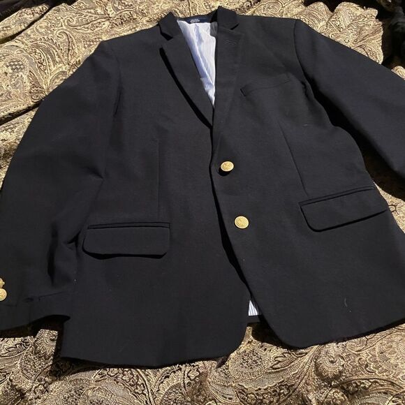 ISO’s size 12 lined navy sports coat perfect condition worn once - Picture 1 of 3